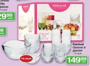 Carnival 15-Stuk Glasbak-& Glassesl
