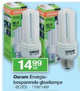 Osram Energie Besparende Gloeilampe BC/ES-11W/14W Elk