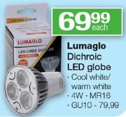 Lumaglo Dichroic LED Globe MR16
