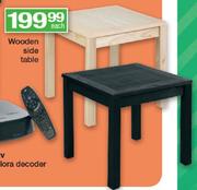 Wooden Side Table-Each