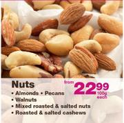 Nuts -100g Each