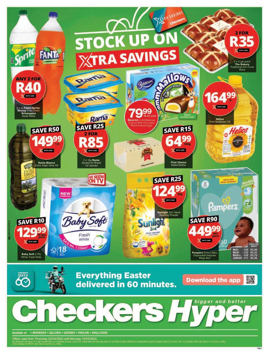 Checkers Hyper KwaZulu-Natal : Easter Saving (23 March - 10 April 2023 ...