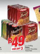 Roka Instant Noodles Assorted-3 x 5 x 85g