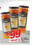 St.Dalfour Jam Assorted-3 x 284g