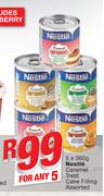 Nestle Caramel Treat Cake Filling Assorted-5 x 360g