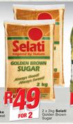 Selati Golden Brown Sugar-2 x 2Kg