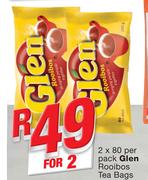 Glen Rooibos Tea Bags-2 x 80s Per Pack