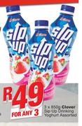 Clover Sip Up Drinking Yoghurt-3x850g