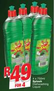 Splash Dishwashing Liquid-4x750ml