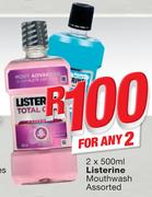 Listerine Mouthwash-2x500ml