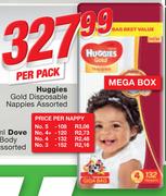 Huggies Gold Disposable Nappies-Per Pack