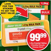 Crystal Valley Cheddar/ Gouda Cheese-1.2kg Each