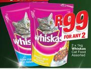 Whiskas Cat Food-2x1kg