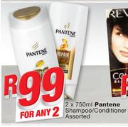 Pantene Shampoo/ Conditioner-2x750ml