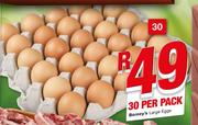 Barney’s Large Eggs 30-Per Pack