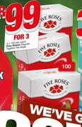 Five Roses Regular Tagless Tea Bags-3x100 Per Pack