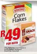 Bokomo Corn Flakes-750g & Safari Multipack Snack Bar-5x40g