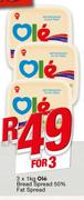 Ole Bread Spread 50% Fat Spread-3x1kg