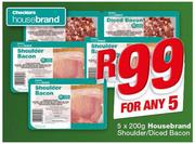 Housebrand Shoulder/Diced Bacon-5x200g