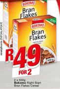Bokomo Right Start Bran Flakes Cereal-2x500g