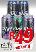 Power Play Energy Drink-4x440ml