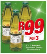 Toscana Sunflower Seed & Olive Oil Blend-3x1Ltr