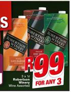 Robertson Winery Wine-3x1Ltr