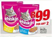 Whiskas Cat Food Assorted-2 x 1Kg