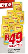 Pamper Cat Food Pouches Assorted-10 x 85g