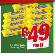 Daily Laundry Soap-9 x 500g