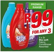Sta Soft Fabric Conditioner Assorted-3 x 2Ltr