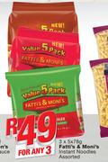 Fatti’s & Moni’s Instant Noodles-3x5x78g