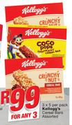 Kellogg’s Cereal Bars-3x5 Per Pack
