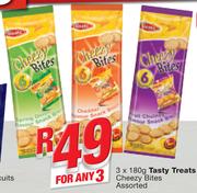 Tasty Treats Cheezy Bites-3x180g