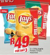 Lay’s Potato Chips-3x200g