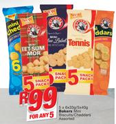 Bakers Mini Biscuits/Cheddars-5x6x33g/5x40g