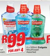 Colgate Mouthwash Assorted-Any 4x500ml