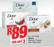 Dove Beauty Cream Bar-3x4x100g