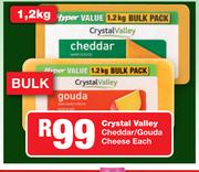 Crystal Valley Cheddar/Gouda Cheese-Each