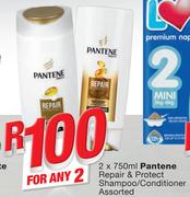 Pantene Repair & Protect Shampoo/Conditioner-2x750ml