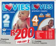Lovies Premium Nappies (Mini)-Per Nappy