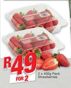Strawberries-2x400g Pack