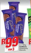Cadbury Breakway Biscuits-3x180g
