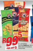Bakers Mini Biscuits/Cheddars-5x6x200g