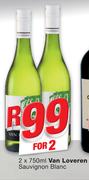 Van Loveren Sauvignon Blanc-2x750ml