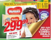 Huggies Pants For Girls/Boys Mega Box & Huggies Wipes 56's-For Both