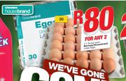 Barneys/Housebrand Large Eggs-2X30's Per Pack