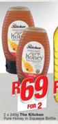 The Kitchen Pure Honey In Squeeze Bottle-2X340g
