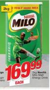 Nestle Milo Malt Energy Drink-2Kg Each