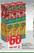 Rhodes 100% Fruit Juice Blend-2X6X200ml
